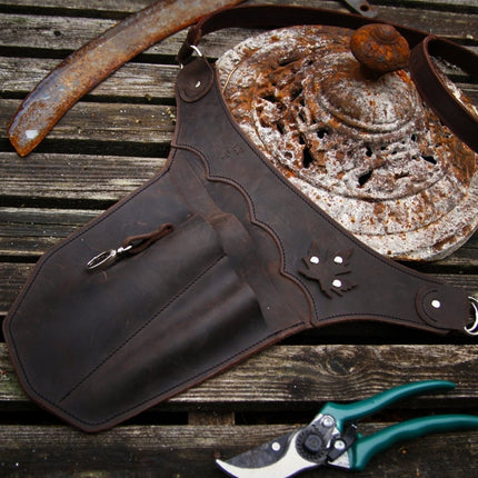 Brauner Gartenwerkzeuggürtel für die Rechte Körperseite (werkzeuggürtel) kaufen bei Linkreich – Jetzt entdecken!