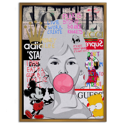 Brigitte Bardot - Leinwandbild Pop Art (Canvas) kaufen bei Linkreich – Jetzt entdecken!