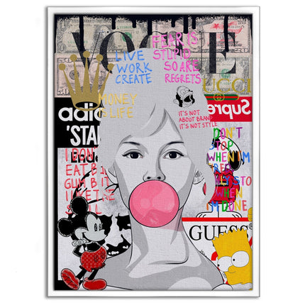 Brigitte Bardot - Leinwandbild Pop Art (Canvas) kaufen bei Linkreich – Jetzt entdecken!