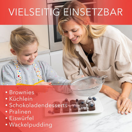 Brownieform aus Silikon für 24 Brownies - 2er Set (Brownieformen) kaufen bei Linkreich – Jetzt entdecken!