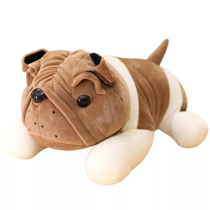 SEO. Bulldogge Kuscheltier - 25cm süßes weiches Plüschtier Hund Bulldog - Linkreich