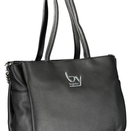 SEO. BYBLOS Schwarze Damentasche – Elegante Handtasche für Damen mit Kettengurt - Rot Linkreich