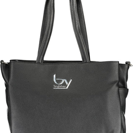 SEO. BYBLOS Schwarze Damentasche – Elegante Handtasche für Damen mit Kettengurt - Schwarz Linkreich