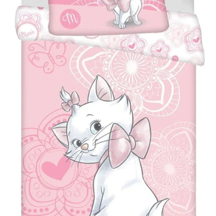 Aristocats Marie Kinder-Bettwäsche 100 x 135 cm - weiche Baumwolle