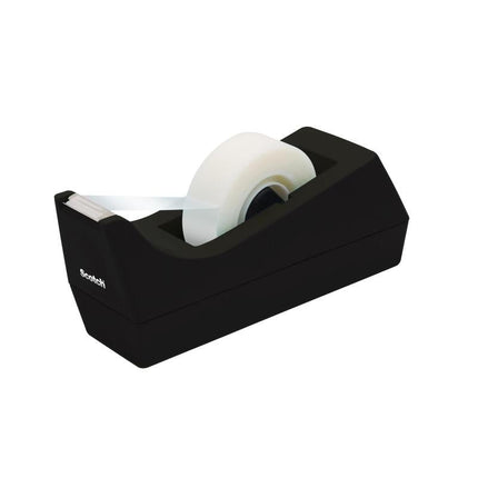 Scotch™ Schreibtisch-Klebebandabroller C38, Schwarz, 1 Abroller/Packung | Packung (1 Stück)