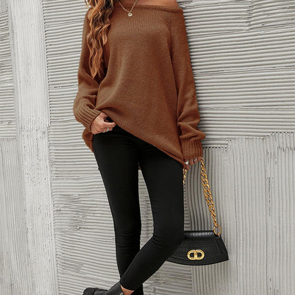 Comfy Jumper Top In Yummy Caramel