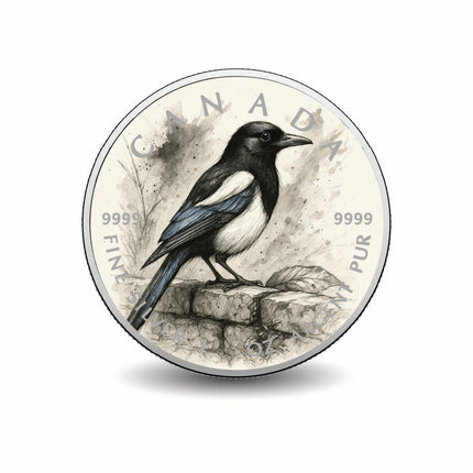 2025 Canada 1oz 9999 Silver BU The Collector of Secrets Colourized