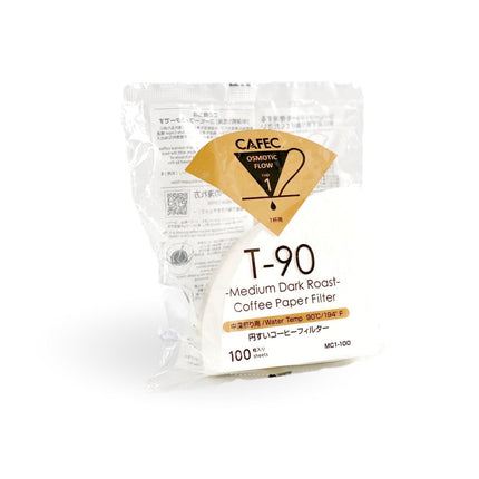 CAFEC Papierfilter für mittel-dunkle Röstungen (TH-3 / T-90)