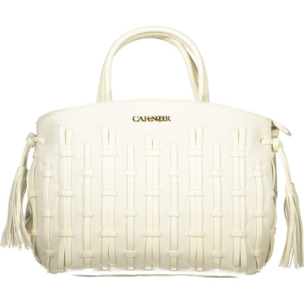 CAFENOIR Weisse Damentasche – Elegante Handtasche für Damen mit Schultergurt