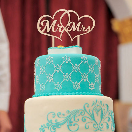 SEO. Cake Topper Mr & Mrs in Herzen - Linkreich