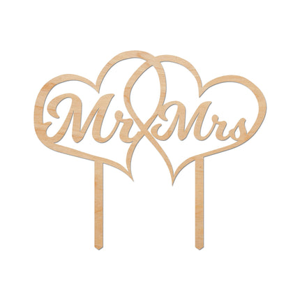 SEO. Cake Topper Mr & Mrs in Herzen - Linkreich