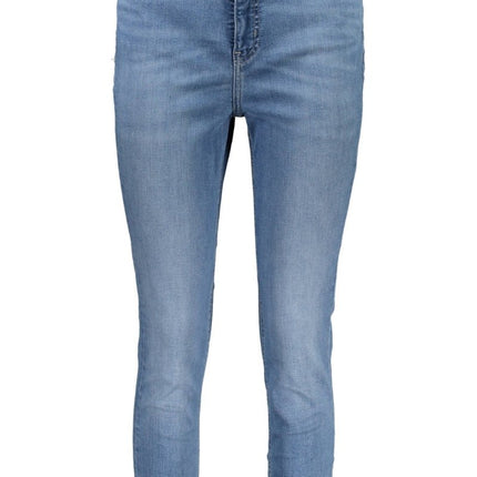 SEO. CALVIN KLEIN Damen-Jeans Hellblau – Röhrenjeans mit recycelter Baumwolle | soulluna - Hellblau Linkreich