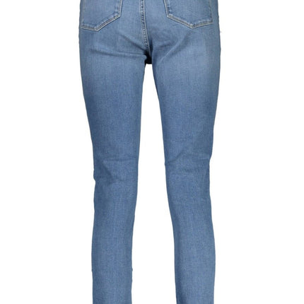 SEO. CALVIN KLEIN Damen-Jeans Hellblau – Röhrenjeans mit recycelter Baumwolle | soulluna - Hellblau Linkreich