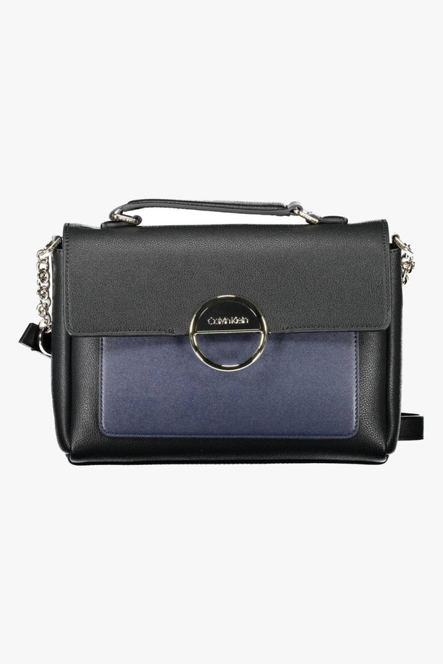 SEO. CALVIN KLEIN Damen Schultertasche Schwarz – Elegante Handtasche mit Logo-Detail - Schwarz Linkreich