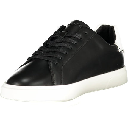 SEO. CALVIN KLEIN Damen - Sneaker Weiss – Sportschuhe für Frühjahr/Sommer mit Logo - Details - Schwarz Linkreich