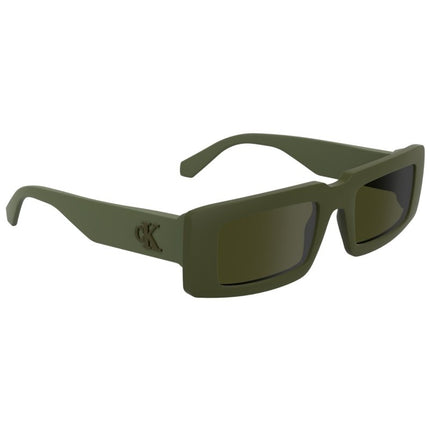 SEO. CALVIN KLEIN Damen Sonnenbrille Grün – Bio - Rahmen & Rechteckige Gläser | soulluna.de - Grün Linkreich