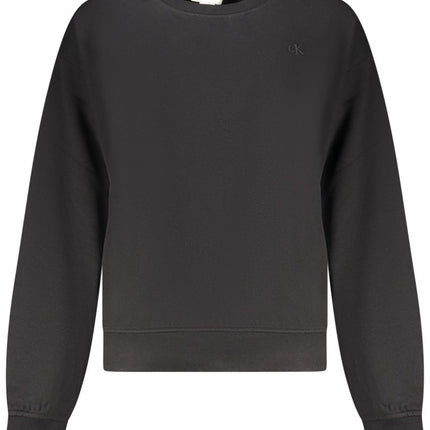 SEO. CALVIN KLEIN Damen - Sweatshirt mit Reißverschluss – Schwarz | Gebürstet & Logo - Schwarz Linkreich