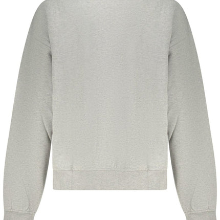 SEO. CALVIN KLEIN Damen - Sweatshirt mit Reißverschluss – Schwarz | Gebürstet & Logo - Grau Linkreich