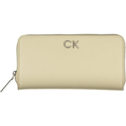 SEO. Calvin Klein Damenbrieftasche Beige - Beige Linkreich