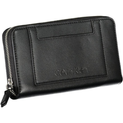 SEO. Calvin Klein Damenbrieftasche Schwarz - Schwarz Linkreich