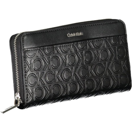 SEO. Calvin Klein Damenbrieftasche Schwarz - Schwarz Linkreich