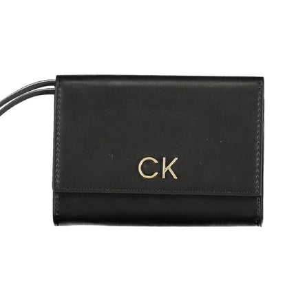 SEO. Calvin Klein Damenbrieftasche Schwarz - Schwarz Linkreich
