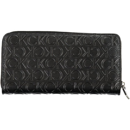 SEO. Calvin Klein Damenbrieftasche Schwarz - Schwarz Linkreich