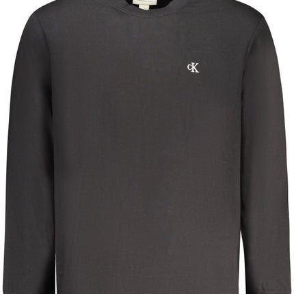 SEO. CALVIN KLEIN Herren Langarm - T-Shirt Weiss – Klassisches Basic aus Baumwolle - Schwarz Linkreich