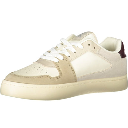 SEO. Calvin Klein Herren Sportschuhe Weiss - Beige Linkreich