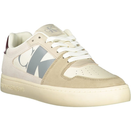 SEO. Calvin Klein Herren Sportschuhe Weiss - Beige Linkreich
