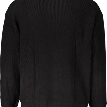 SEO. CALVIN KLEIN Herren-Trikot schwarz – Langarm mit Logo-Stickerei aus Baumwolle - Schwarz Linkreich