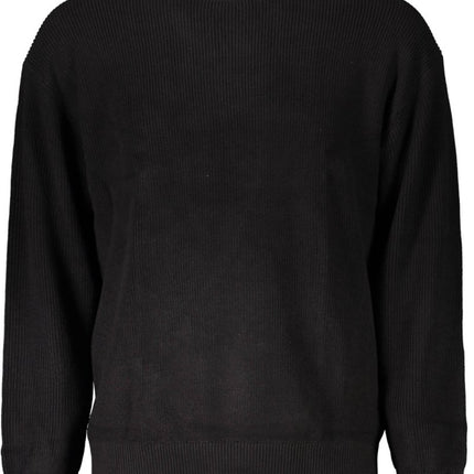SEO. CALVIN KLEIN Herren-Trikot schwarz – Langarm mit Logo-Stickerei aus Baumwolle - Schwarz Linkreich