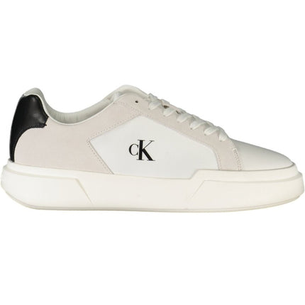 SEO. Calvin Klein Herren Weisse Sportschuhe - Weiß Linkreich