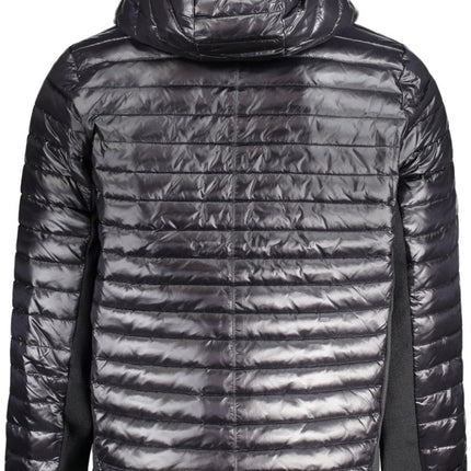 SEO. Calvin Klein Herrenjacke Schwarz – Leichte Nylon-Jacke mit Kapuze für Herbst/Winter - Schwarz Linkreich