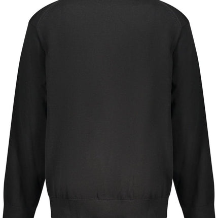 SEO. CALVIN KLEIN Herrenpullover weiß – Runde Halsausschnitt mit Logo-Stickerei - Schwarz Linkreich