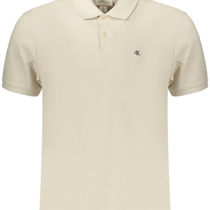 SEO. Calvin Klein Poloshirt Herren – Weißes Kurzarm Polo aus Baumwolle | soulluna.de - Beige Linkreich