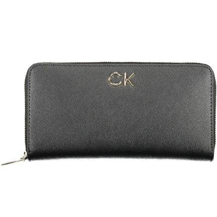 SEO. Calvin Klein Schwarze Damenbrieftasche - Schwarz Linkreich