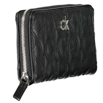 SEO. Calvin Klein Schwarze Damenbrieftasche - Schwarz Linkreich