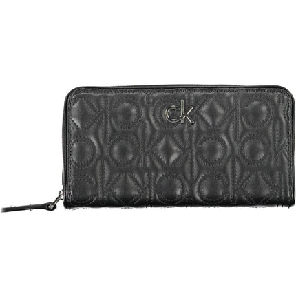 SEO. Calvin Klein Schwarze Damenbrieftasche - Schwarz Linkreich