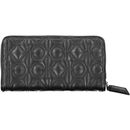 SEO. Calvin Klein Schwarze Damenbrieftasche - Schwarz Linkreich