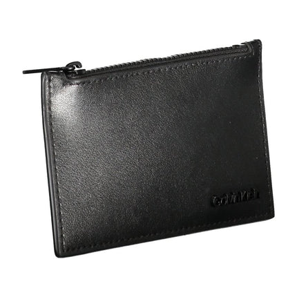 SEO. Calvin Klein Schwarze Herrenbrieftasche - Schwarz Linkreich
