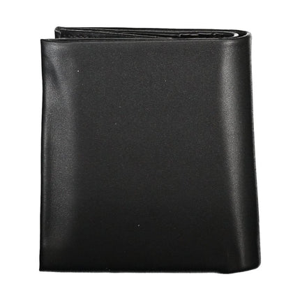 SEO. Calvin Klein Schwarze Herrenbrieftasche - Schwarz Linkreich