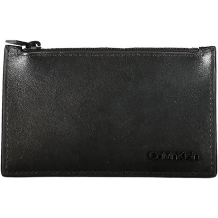 SEO. Calvin Klein Schwarze Herrenbrieftasche - Schwarz Linkreich