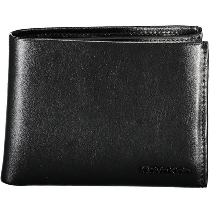 SEO. Calvin Klein Schwarze Herrenbrieftasche - Schwarz Linkreich