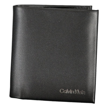 SEO. Calvin Klein Schwarze Herrenbrieftasche - Schwarz Linkreich