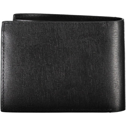 SEO. Calvin Klein Schwarze Herrenbrieftasche - Schwarz Linkreich