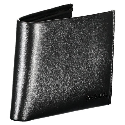 SEO. Calvin Klein Schwarze Herrenbrieftasche - Schwarz Linkreich