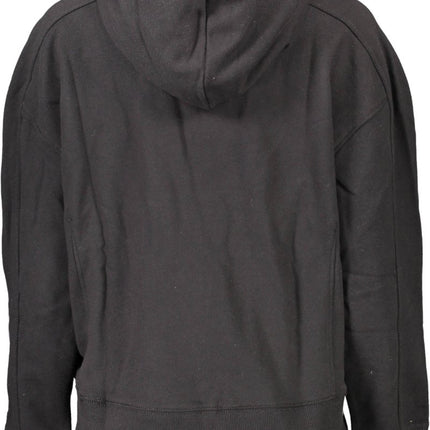 SEO. CALVIN KLEIN Sweatshirt Damen – Kapuzen-Sweatshirt aus Bio-Baumwolle - Schwarz Linkreich