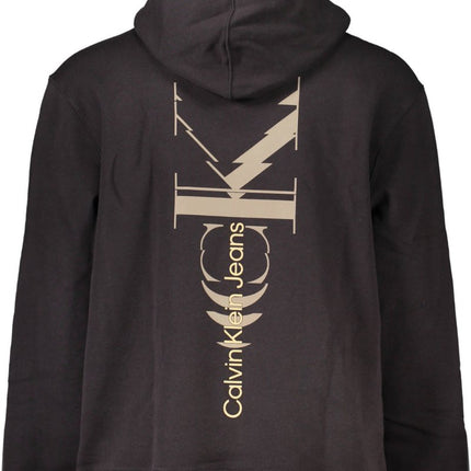 SEO. Calvin Klein Sweatshirt Herren – Kapuzenpullover aus Baumwolle - Mix für Freizeit - Schwarz Linkreich