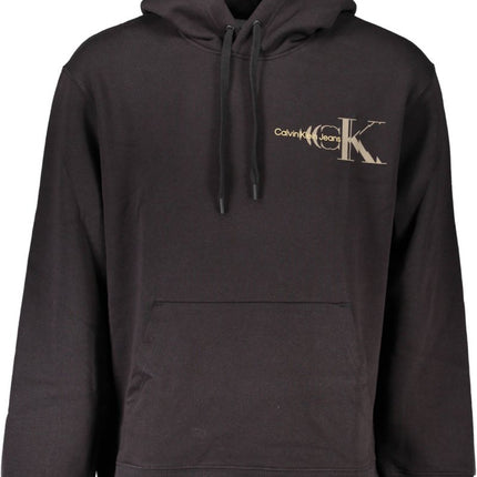 SEO. Calvin Klein Sweatshirt Herren – Kapuzenpullover aus Baumwolle - Mix für Freizeit - Schwarz Linkreich